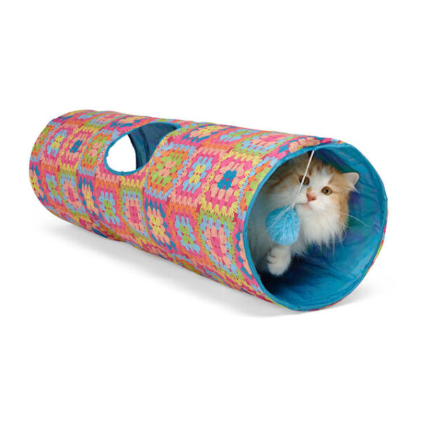 YOULY Crochet Pop-up Tunnel Cat Toy - Image 2